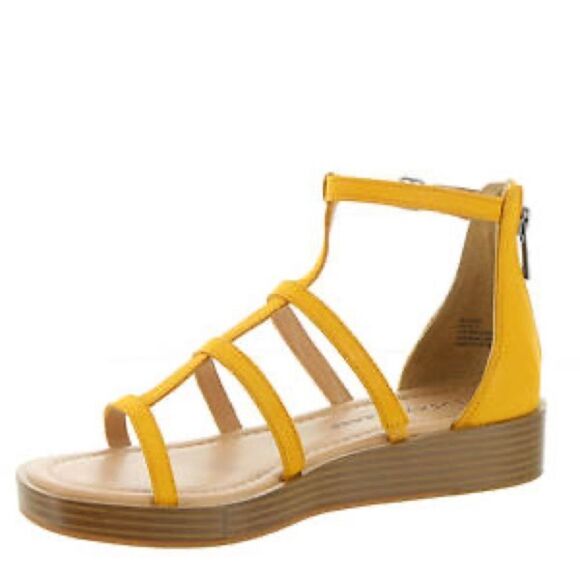 NIB Lucky Brand Citrus Ellian Gladiator Caged Sandals - Size 6 - Picture 4 of 16